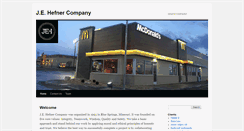 Desktop Screenshot of jehefnerco.com